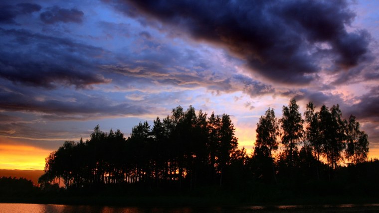 Сумерки пейзаж