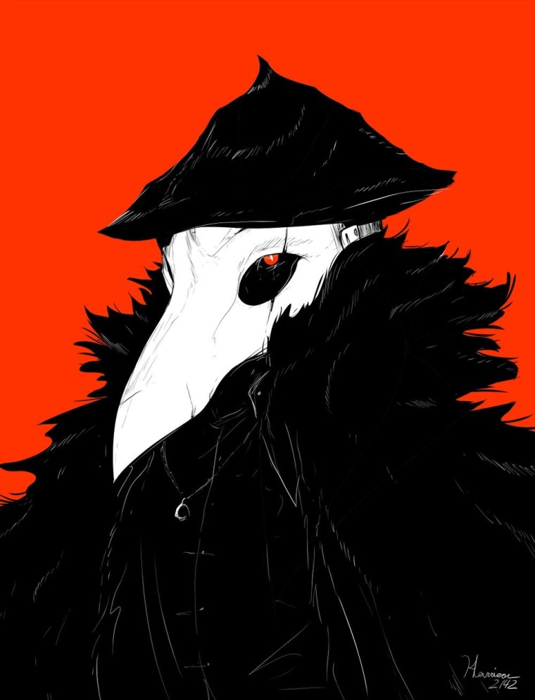 Чумной доктор ворон