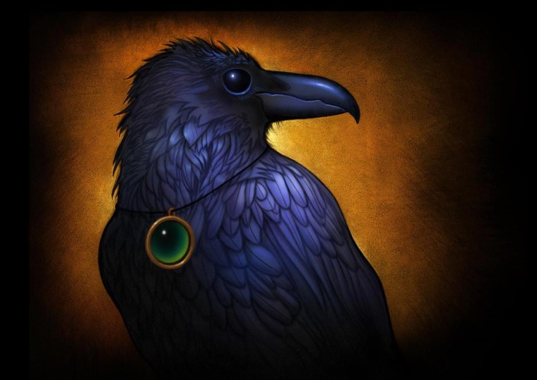 Ворона арт