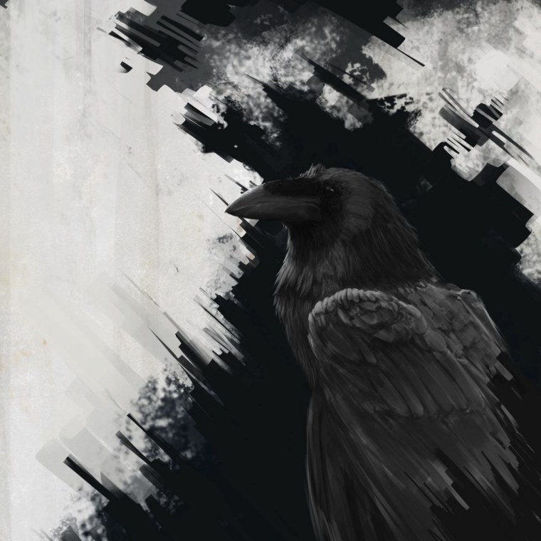 Мрачная ворона