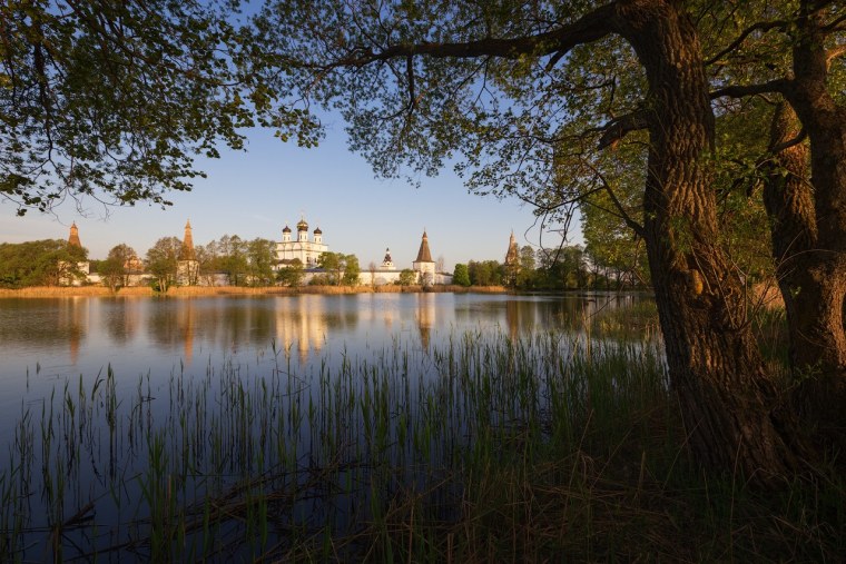 Вид с МГУ на Кремль