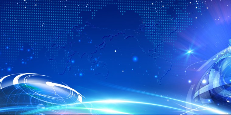 Синий технологичный фон