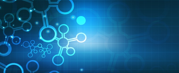 Синий фон химия