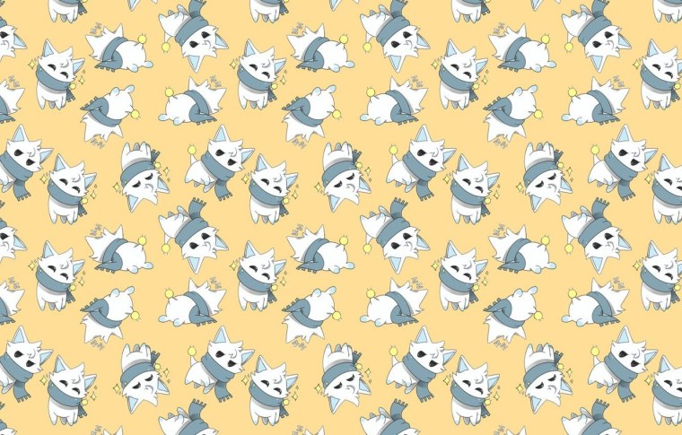 Обои с розовым человечком