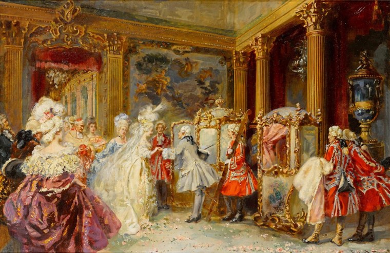 Бал короля Людовика 14 в живописи
