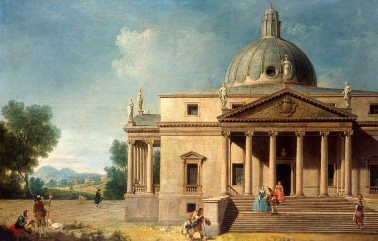 Колин Кэмпбелл. Мереворт-Касл в Кенте. 1720-Е гг.