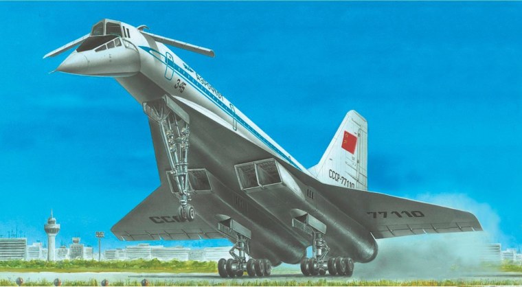 Ту 144 кабина