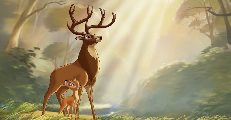 Силуэт оленя