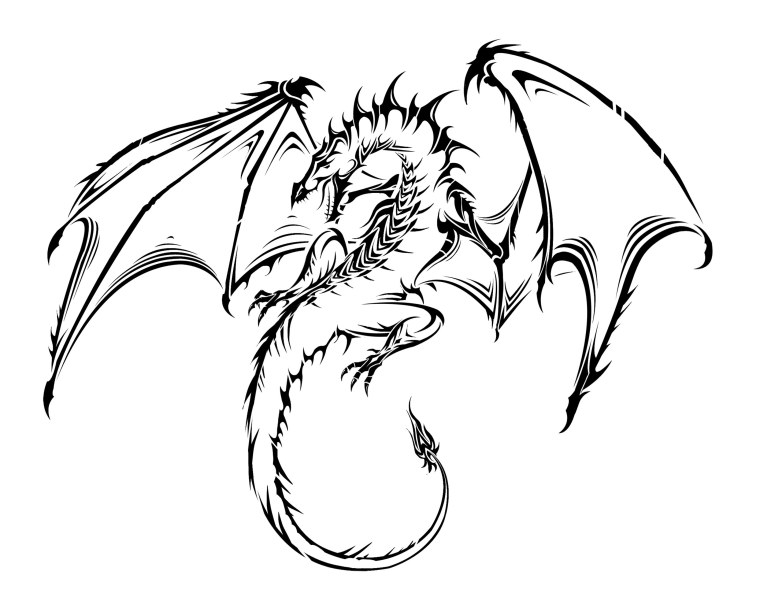 Эскизы драконов