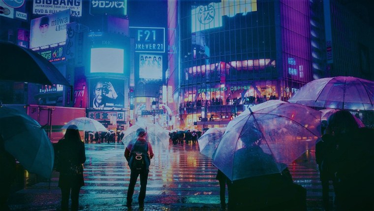 Неоновая улица