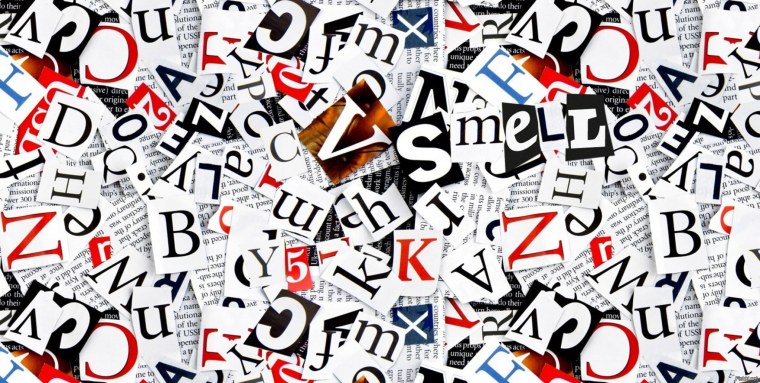 Обои с буквами