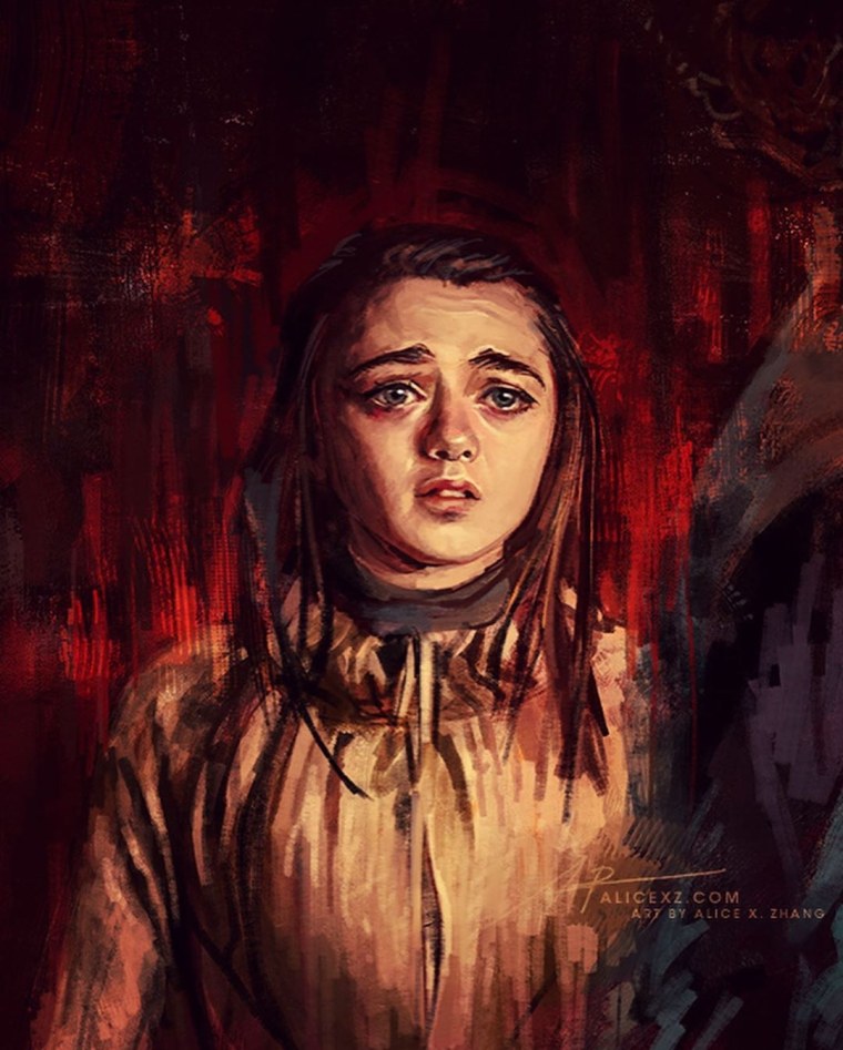 Игра престолов Арья арт