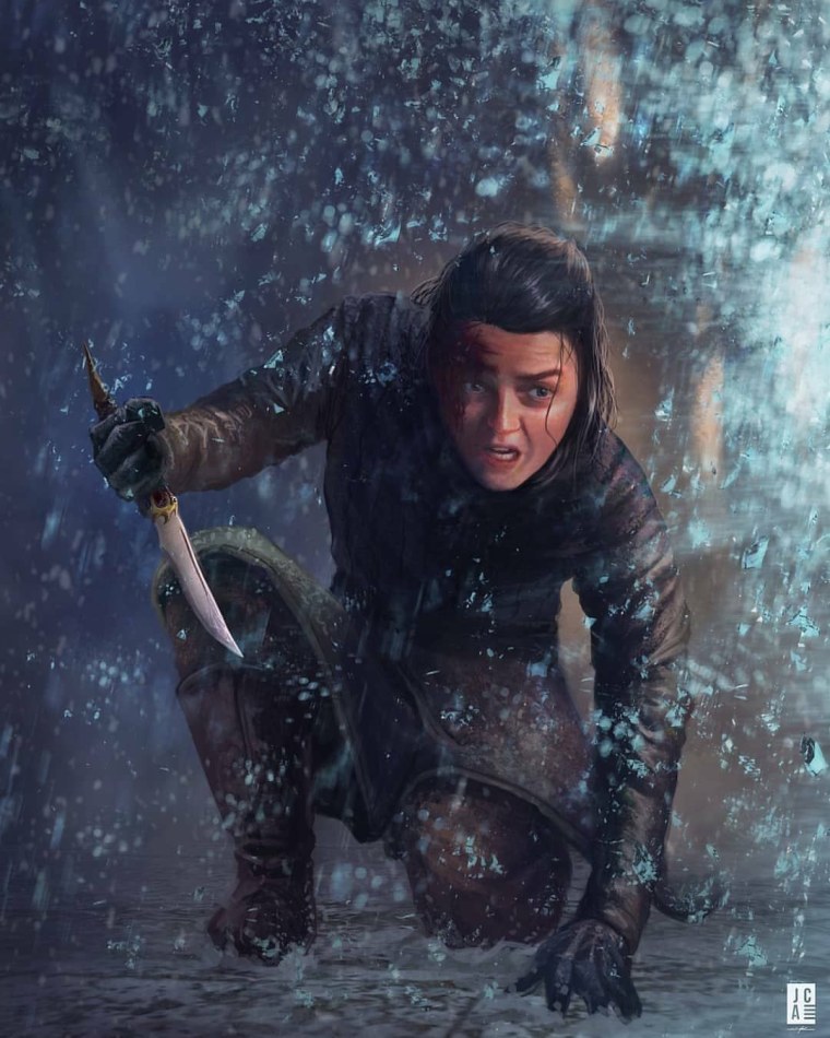 Сандор Клиган и Арья Старк