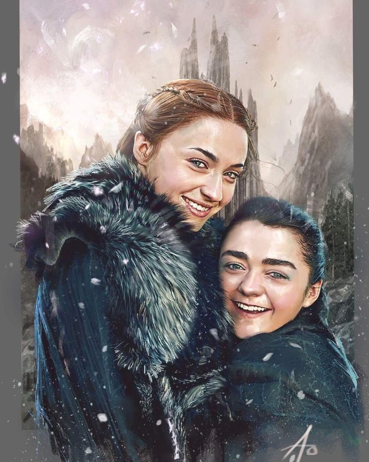 Арья Старк арт