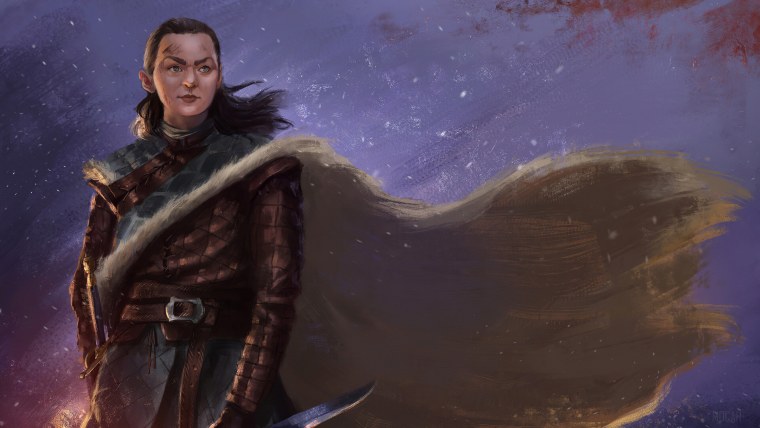 Игра престолов Арья арт