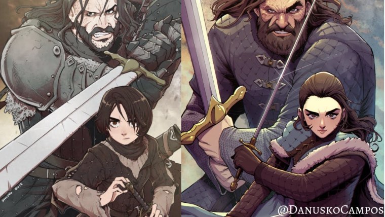 Арья Старк слепая