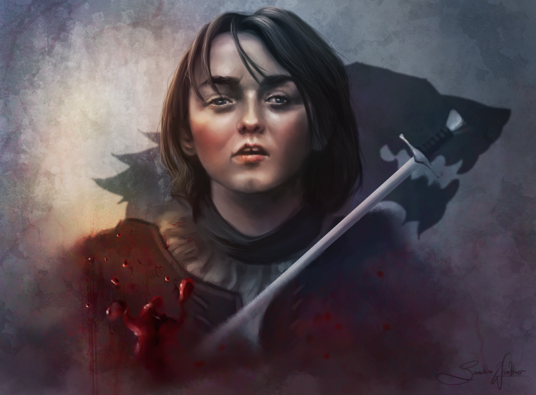 Арья Старк арт