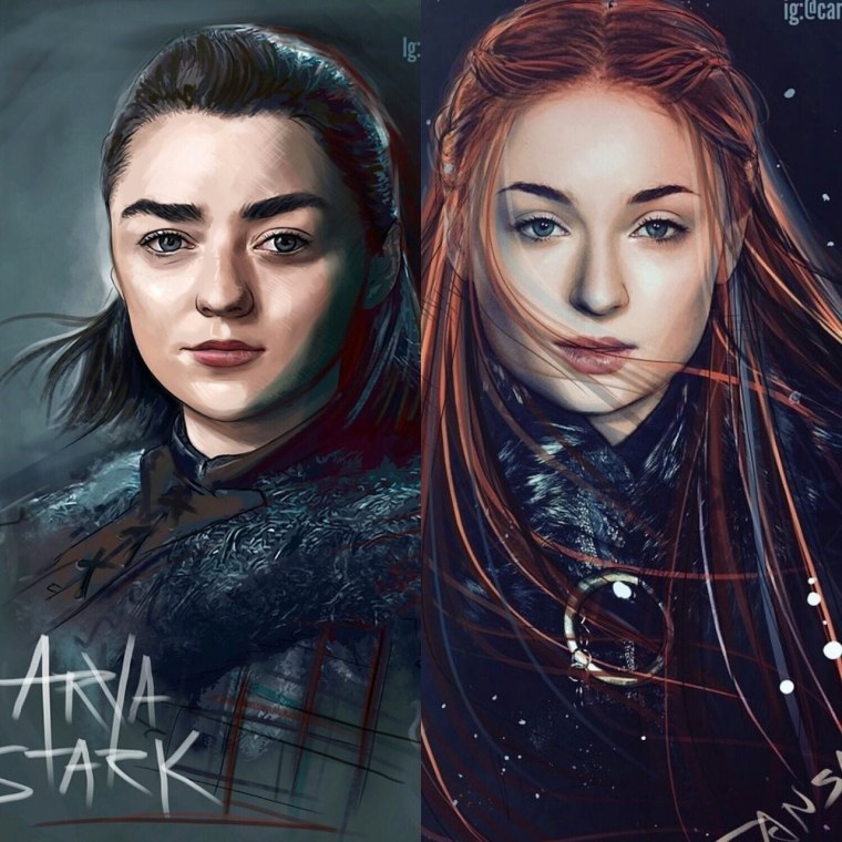 Игра престолов Арья арт