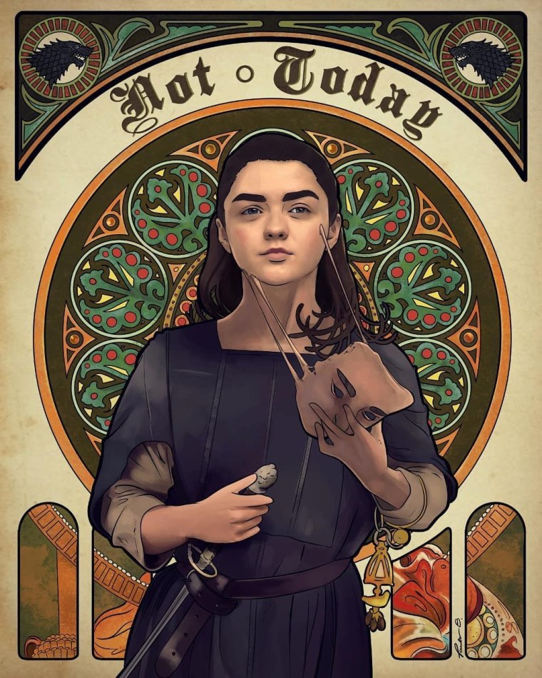 Арья Старк арт