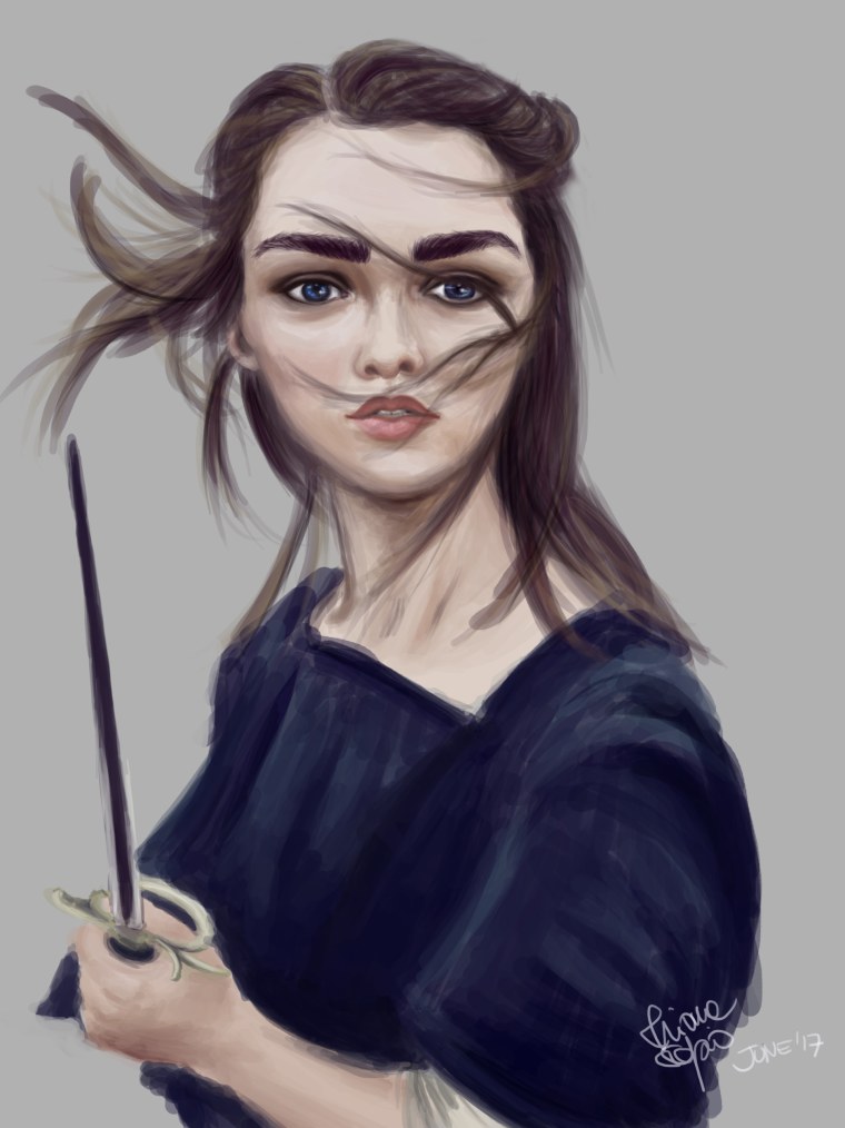 Эдрик Дейн и Арья Старк