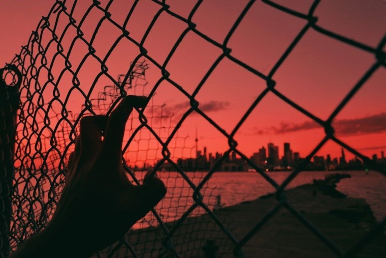 Закат сетка Эстетика