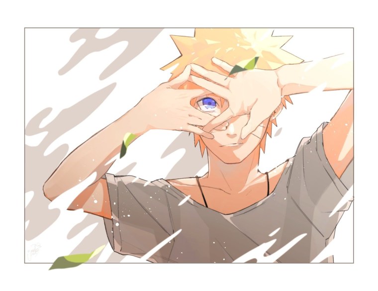 Наруто Узумаки лицо