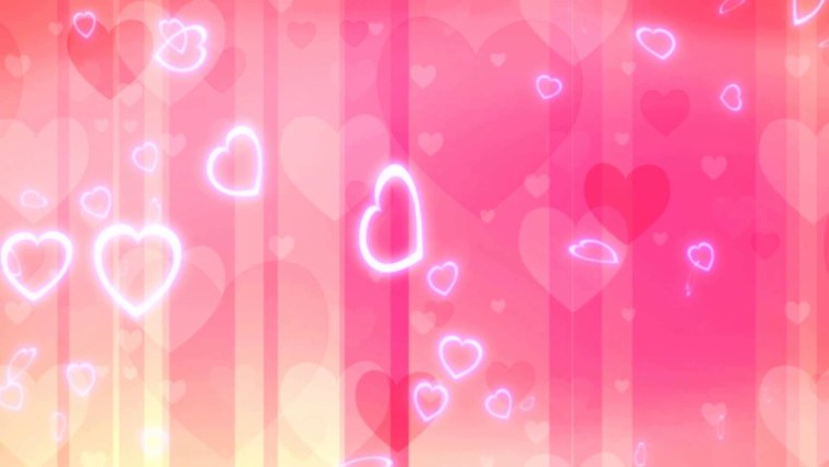 Фон сердечки разноцветные