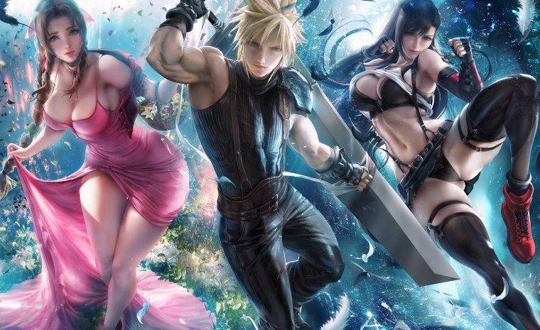 Final Fantasy Клауд и тифа