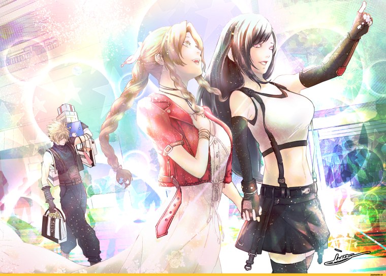 Final Fantasy 7 Клауд и тифа