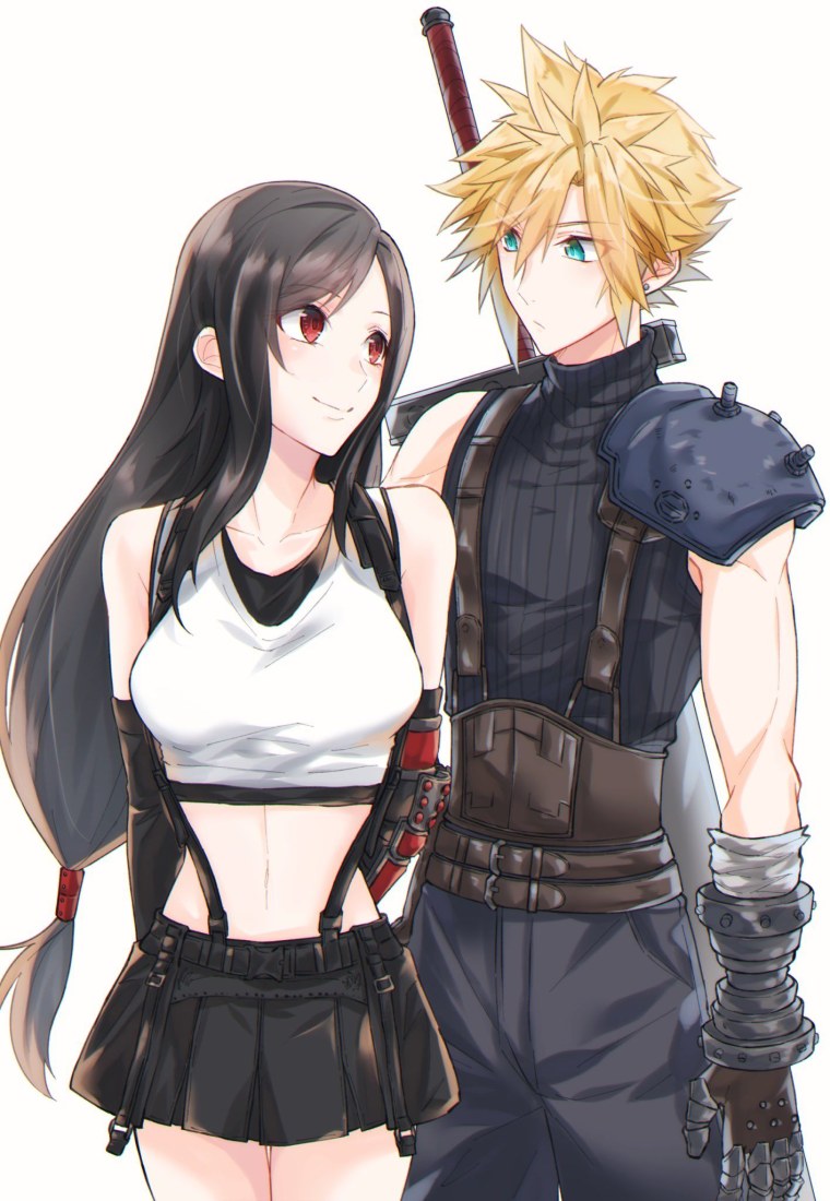 Final Fantasy 7 Клауд и тифа