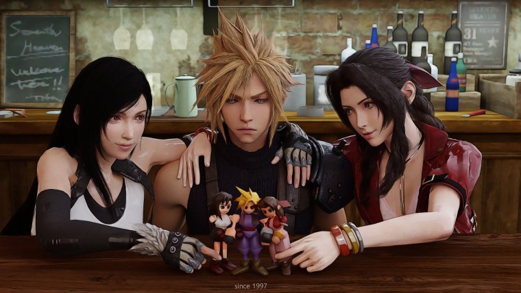 Final Fantasy 7 Клауд и тифа