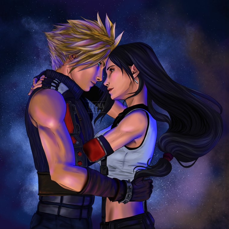 Final Fantasy Клауд и тифа