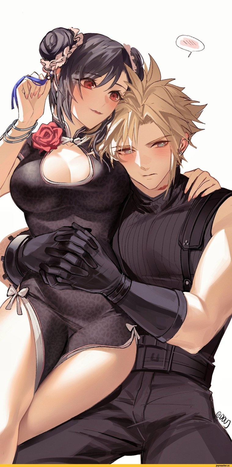Final Fantasy 7 Remake cloud and Aerith
