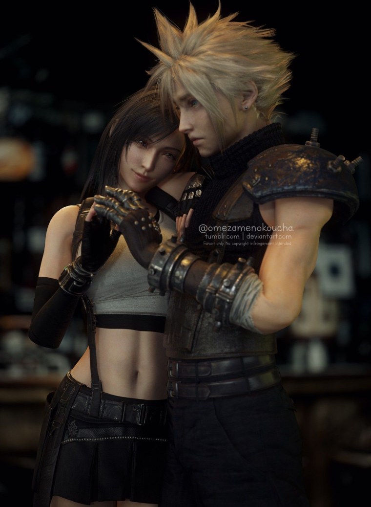 Final Fantasy Клауд и тифа