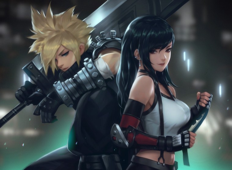 Final Fantasy VII Remake Клауд и тифа