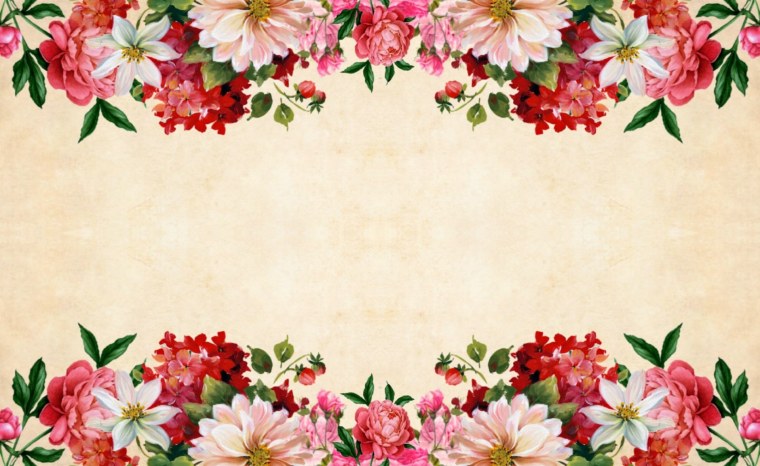 Винтажные цветочные фоны