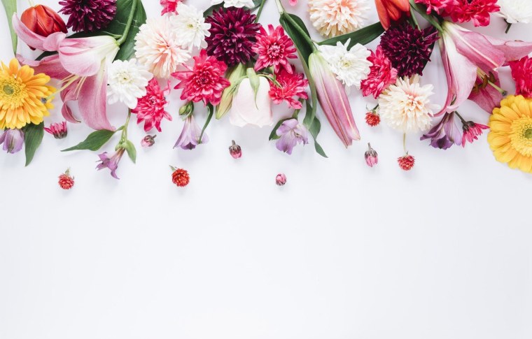 Стильный цветочный фон