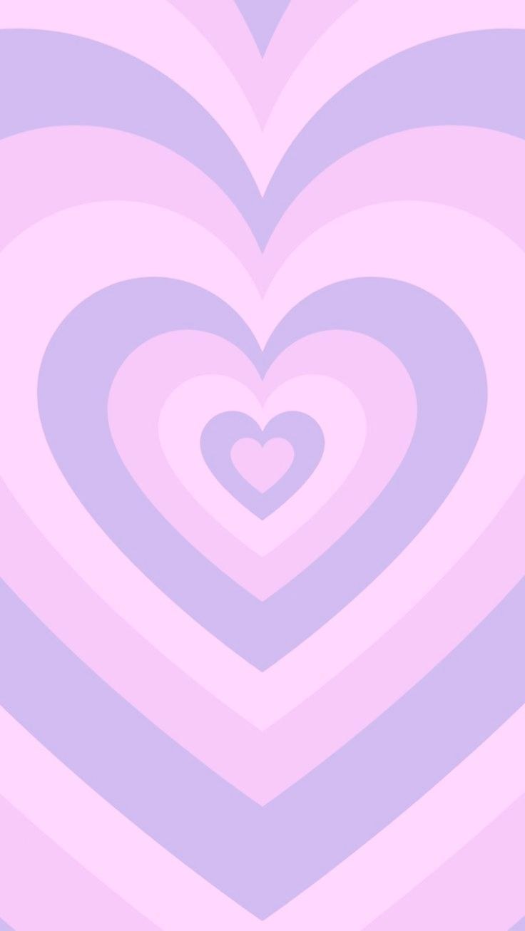 Розовое сердце обои