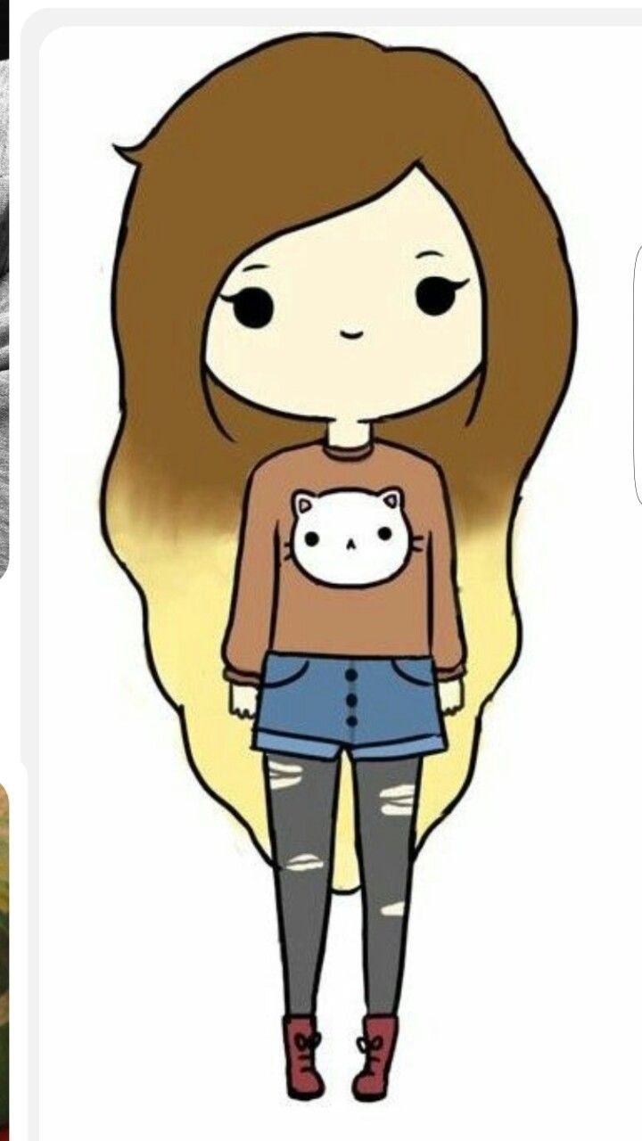 Несложные рисунки подруг