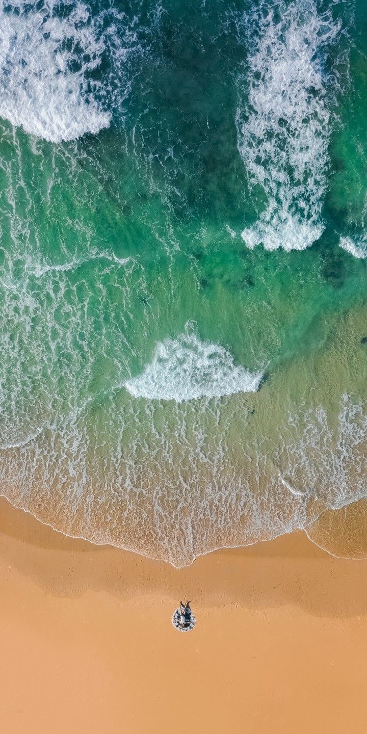 Бирюзовое море вид сверху