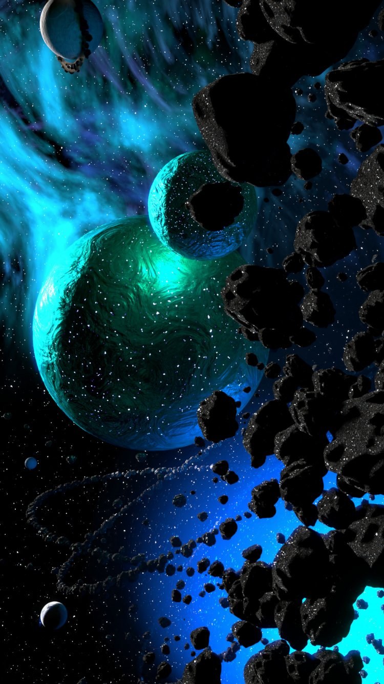 Космос чёрная дыра в 4к