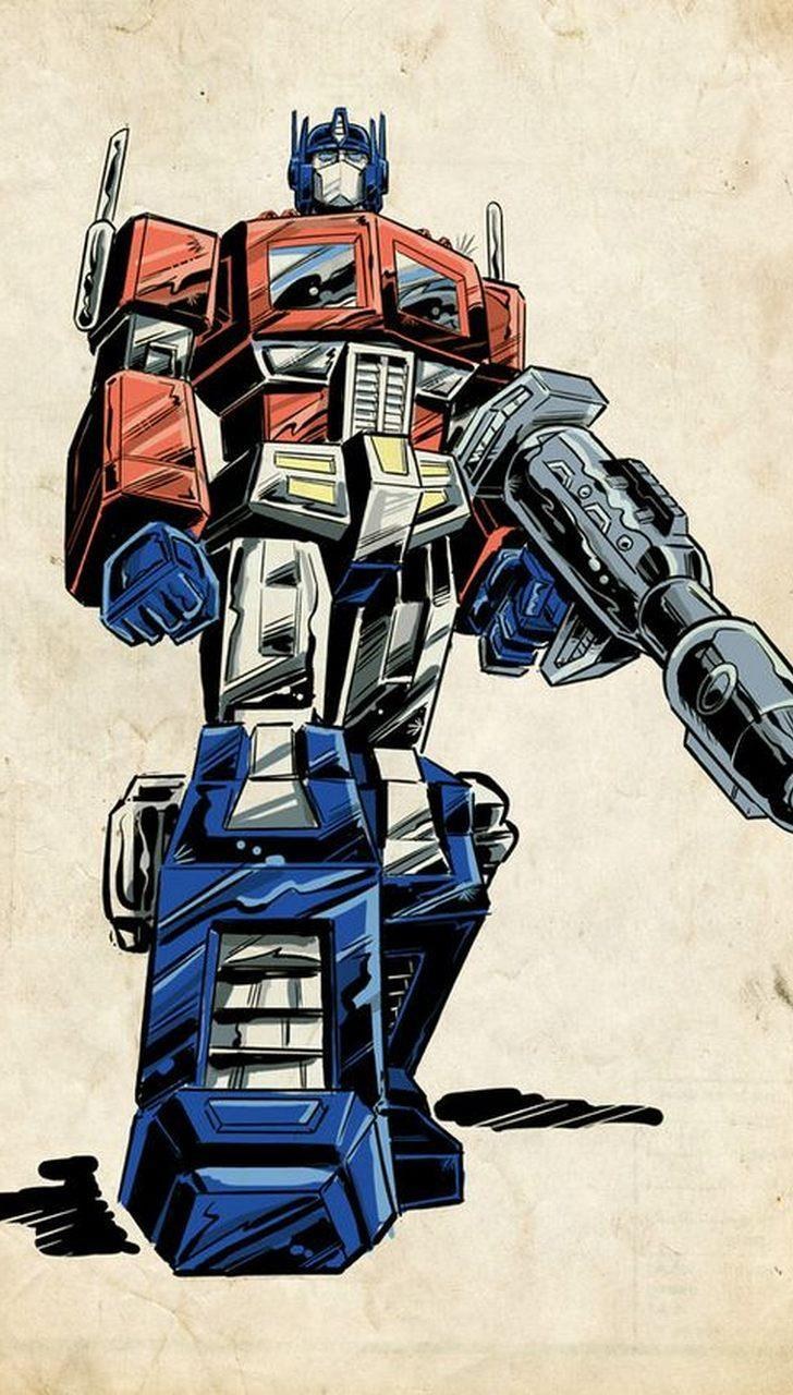 Трансформеры g1 Оптимус чертёж