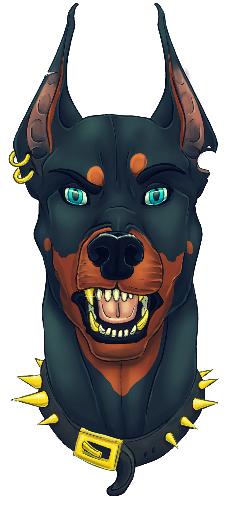 Доберман злой