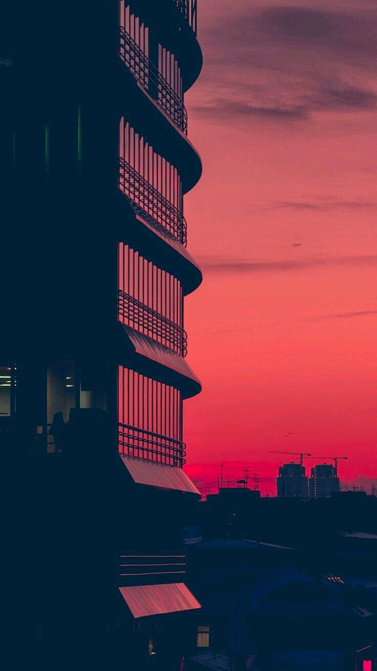 Красный Эстетика Минимализм