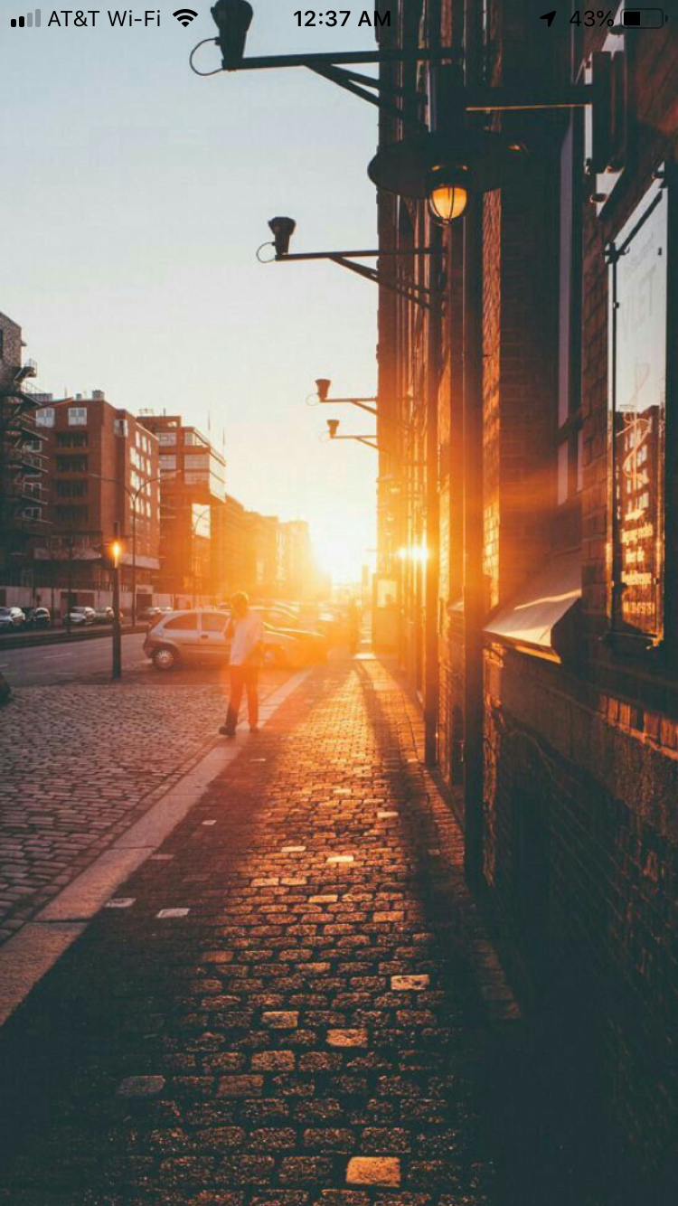 Утренний город