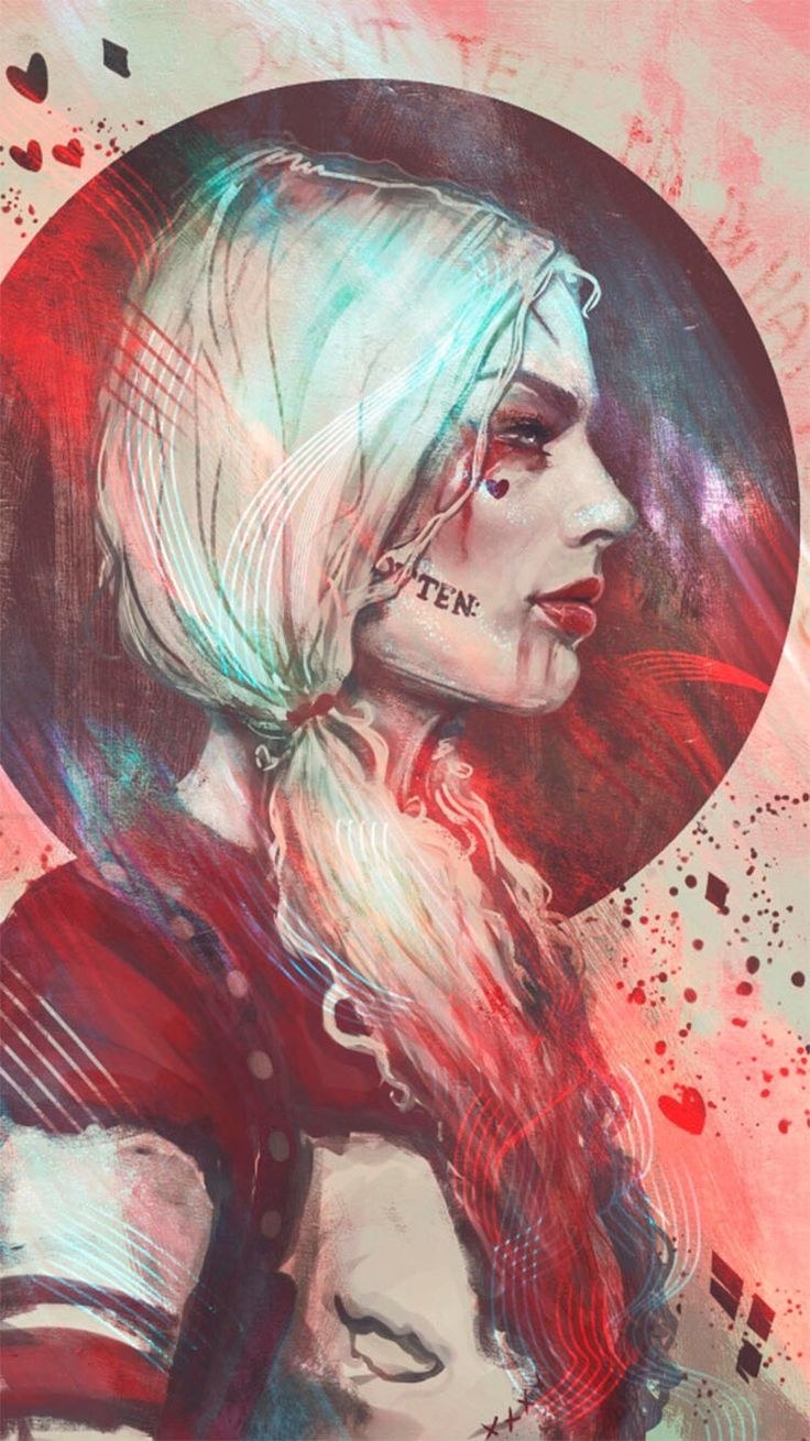 Харли Квин арты отряд самоубийц