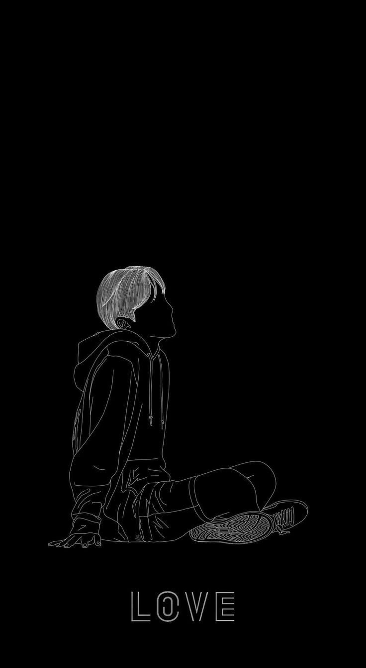 Чёрные обои для подростков