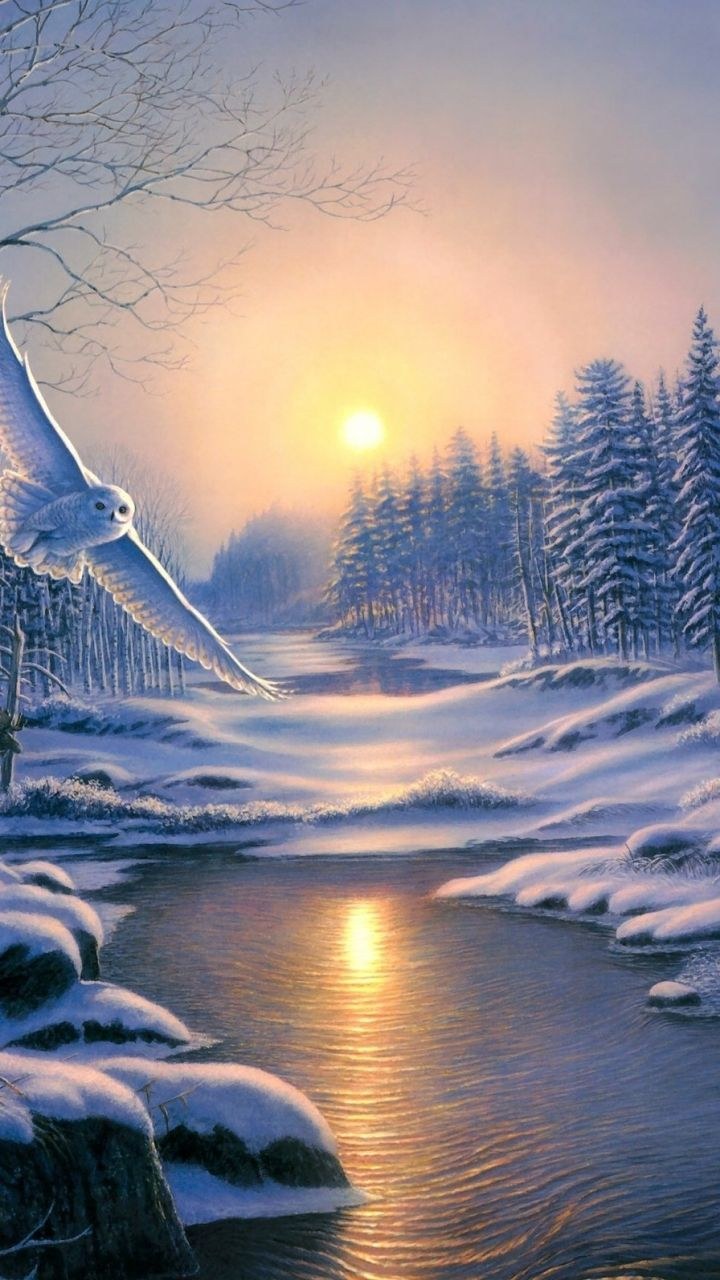 Рассвет зимой