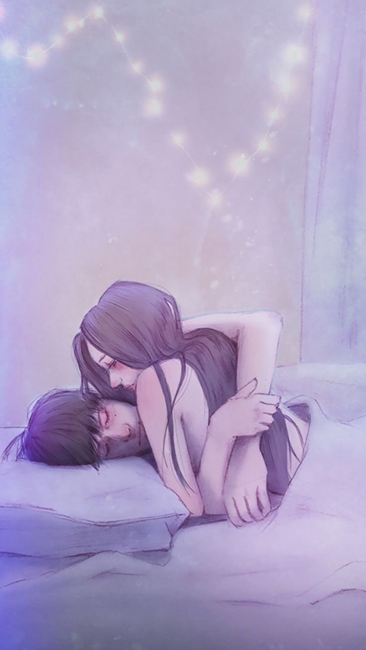 Мужчина и женщина акварель