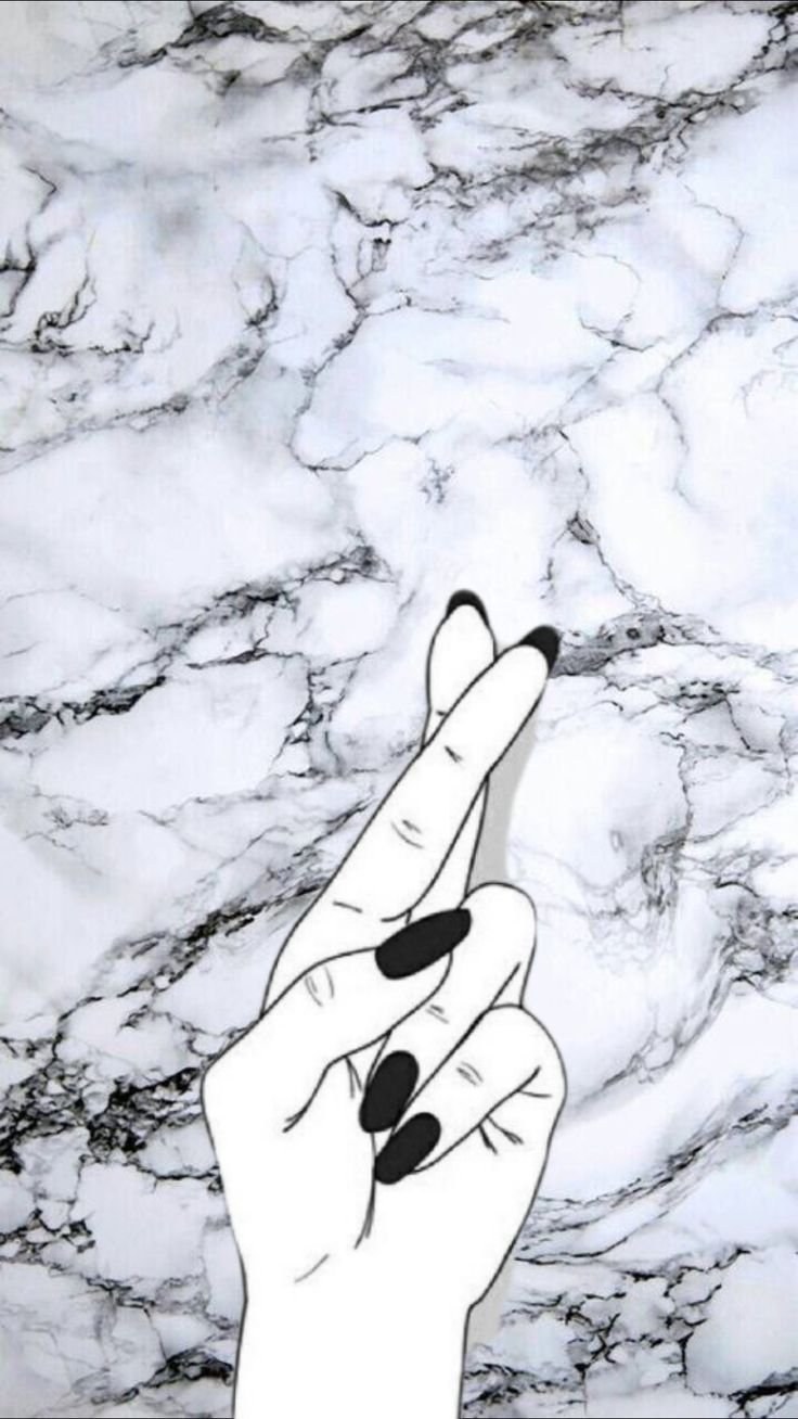 Мрамор белый с черным